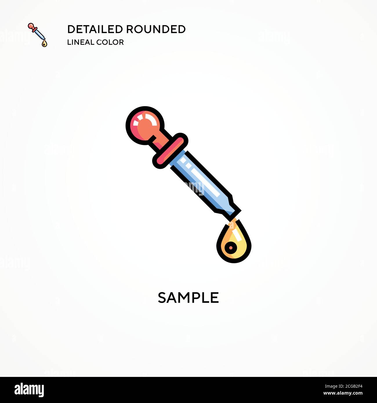 Sample vector icon. Modern vector illustration concepts. Easy to edit ...