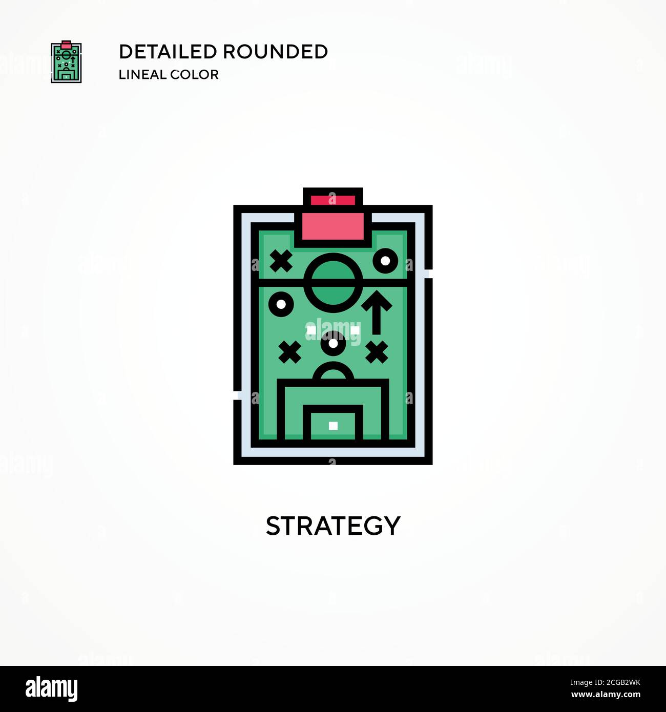 Strategy vector icon. Modern vector illustration concepts. Easy to edit ...