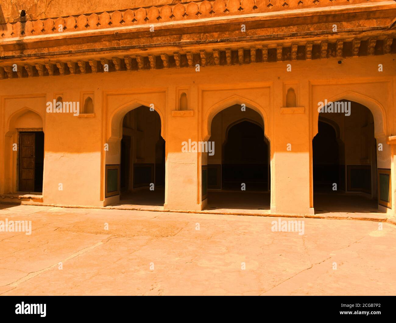 Forts of various rajputana kingdom in Jaipur rajasthan Stock Photo