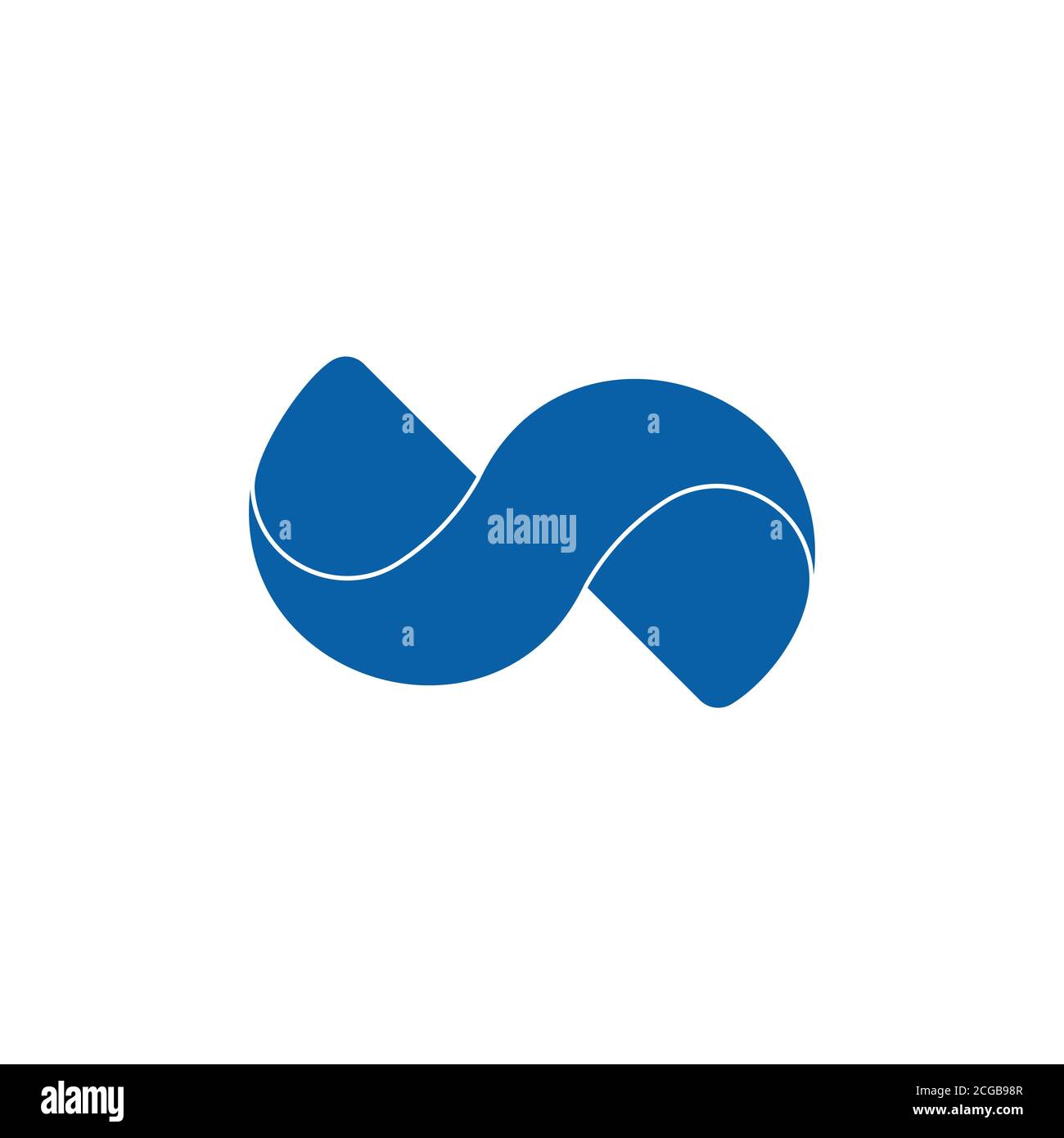 simple curves geometric 3d design logo vector Stock Vector Image & Art ...