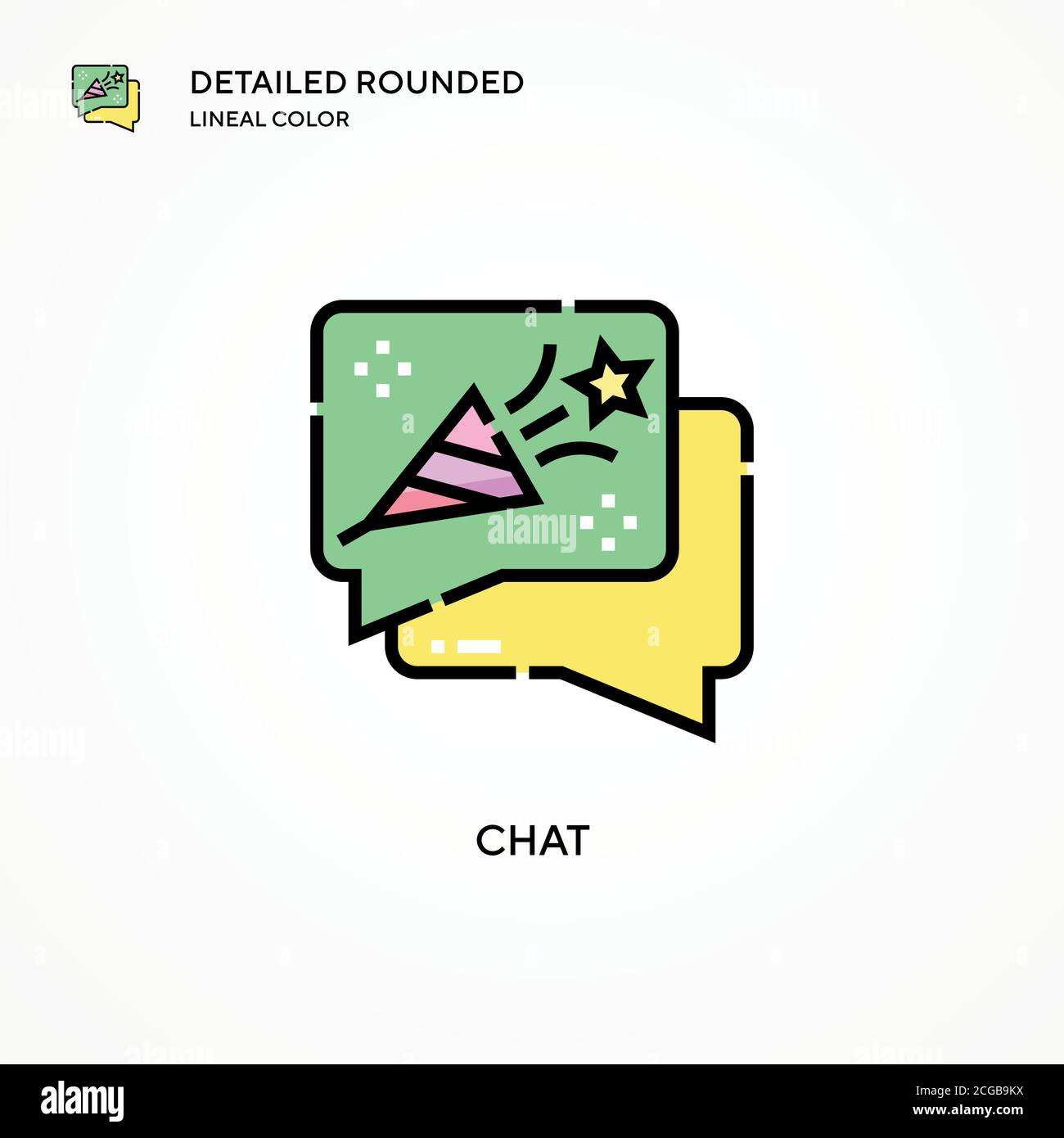 Chat vector icon. Modern vector illustration concepts. Easy to edit and ...