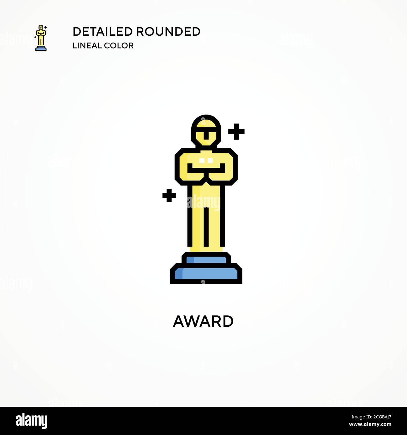 Award vector icon. Modern vector illustration concepts. Easy to edit ...