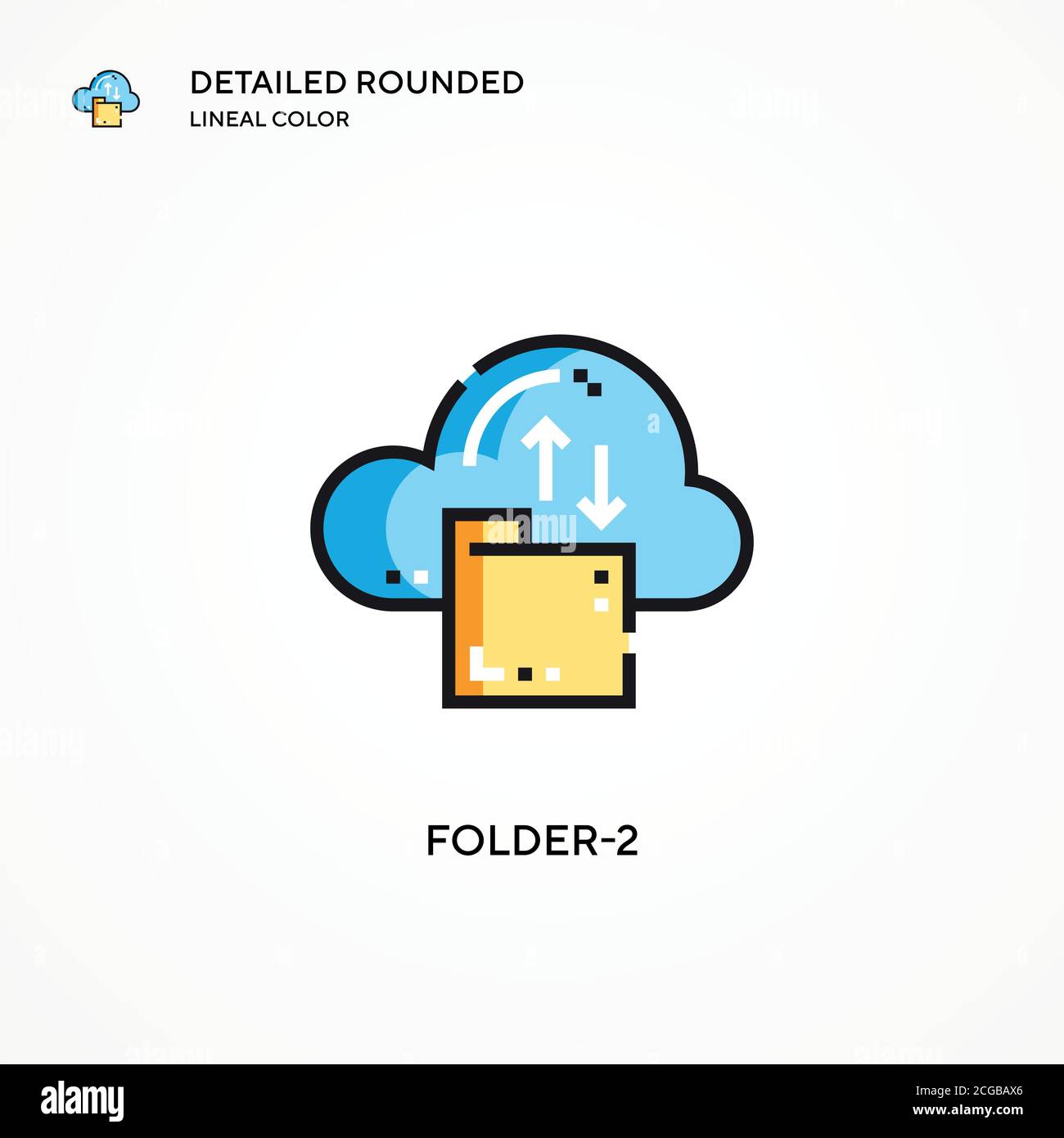 Folder-2 vector icon. Modern vector illustration concepts. Easy to edit ...