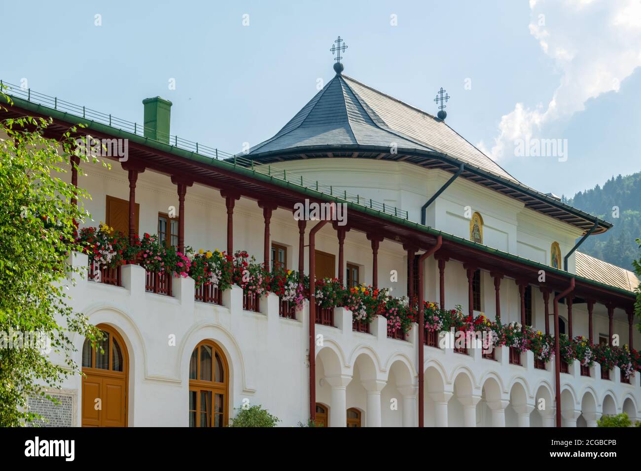Agapia Orthodox Monastery, Neamt, Romania Stock Photo