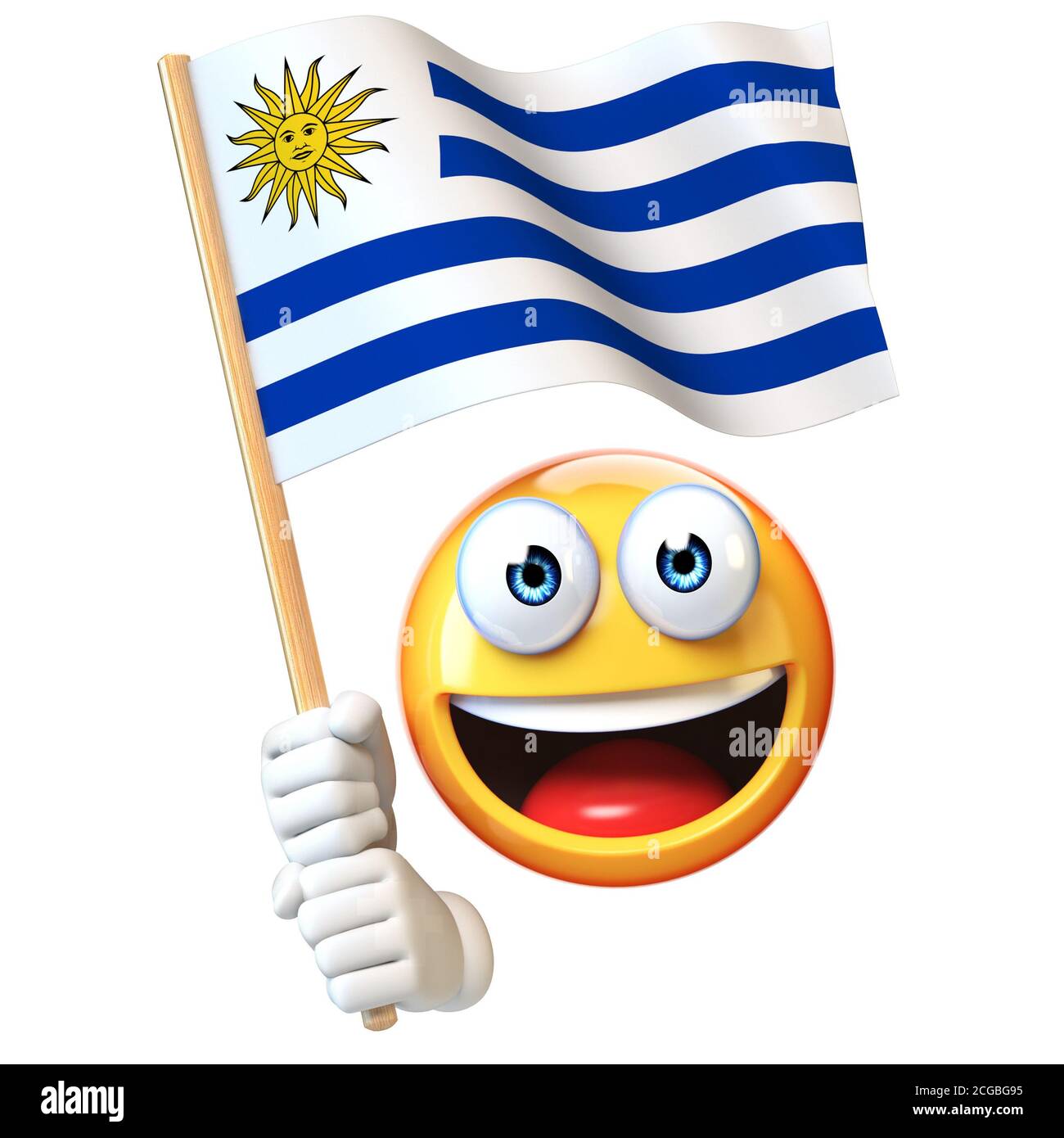 emoji-holding-uruguay-flag-emoticon-waving-national-flag-of-uruguay-3d