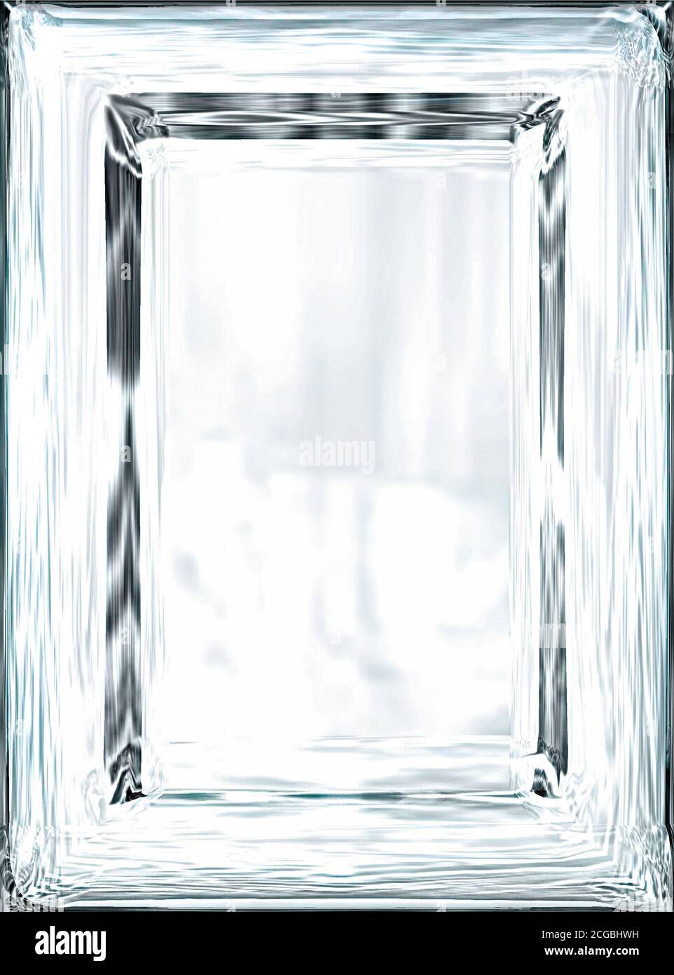 Blank glass plate texture background Stock Photo