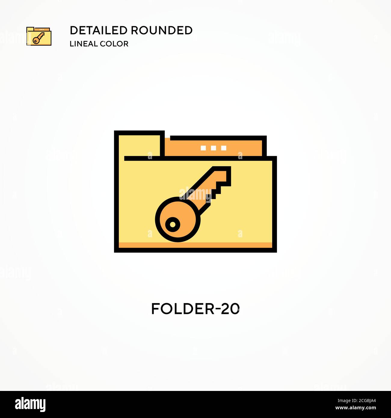 Folder-20 vector icon. Modern vector illustration concepts. Easy to ...