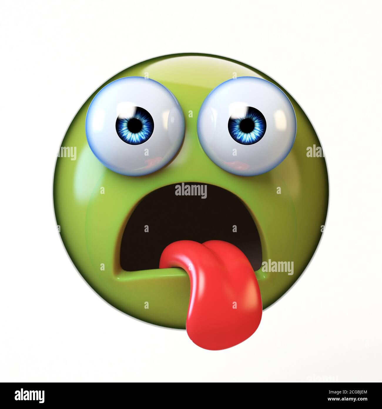 Feeling sick emoji hi-res stock photography and images - Alamy