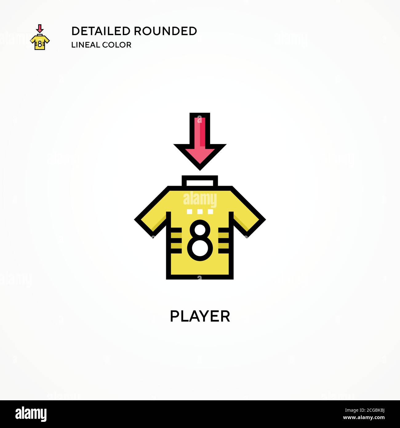 Player vector icon. Modern vector illustration concepts. Easy to edit ...
