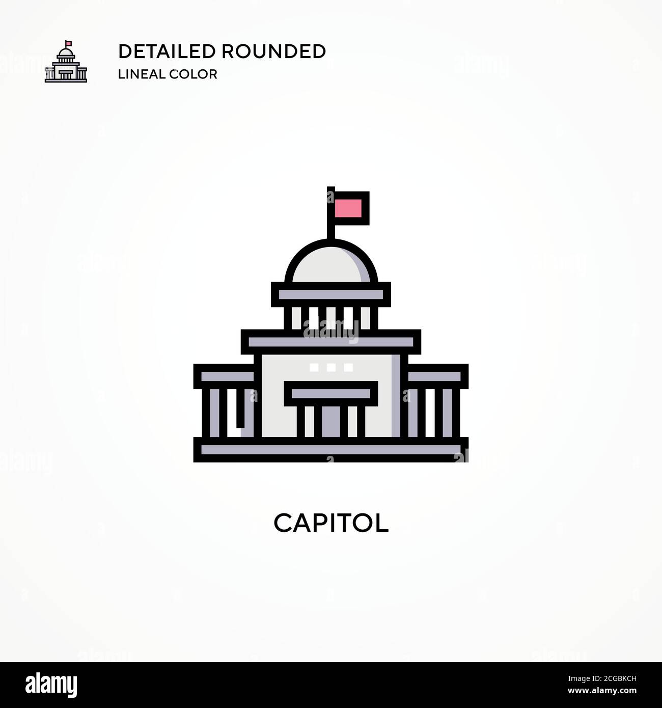 Us capitol building dc exterior Stock Vector Images - Alamy