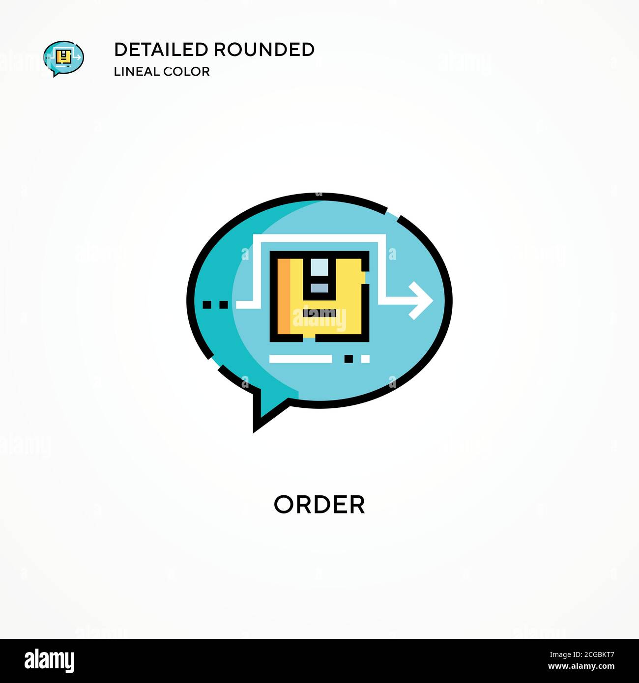 Order vector icon. Modern vector illustration concepts. Easy to edit ...