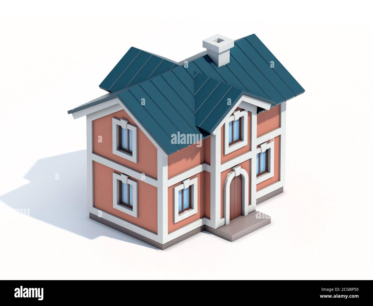 House Icon 3d Rendering Stock Photo Alamy
