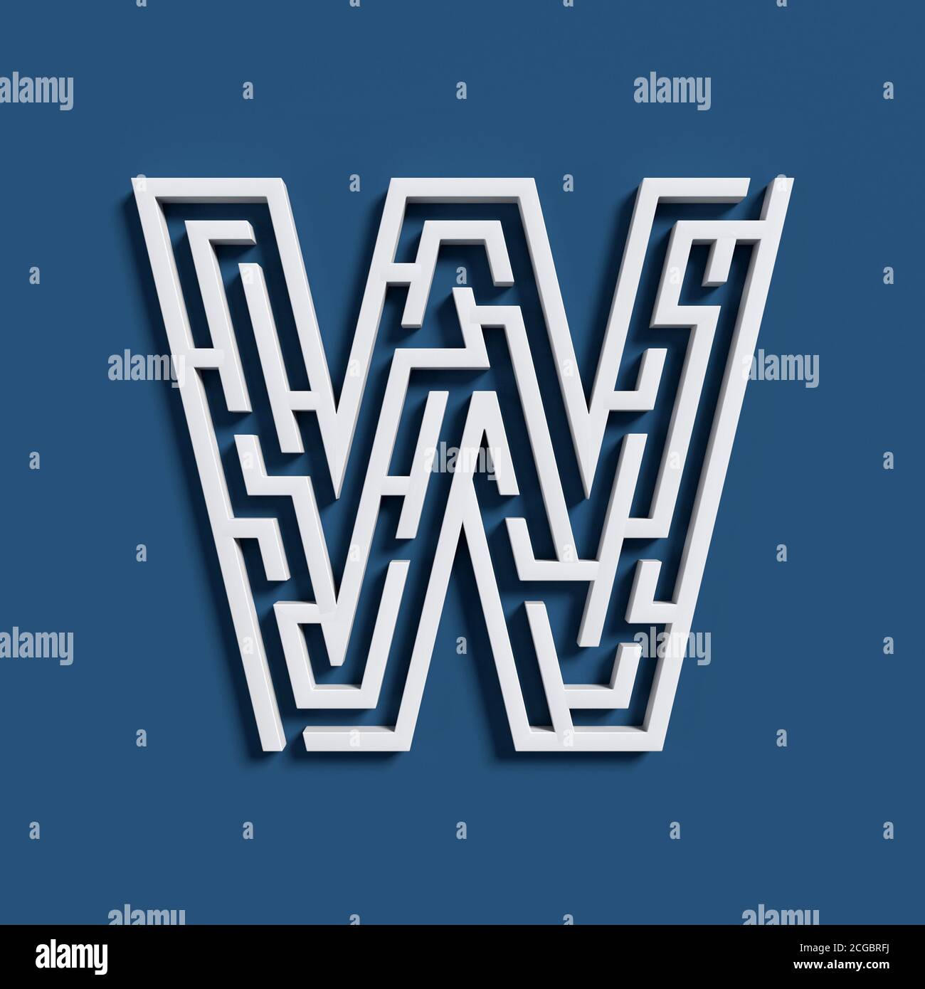 W typography font letter type hi-res stock photography and images - Alamy