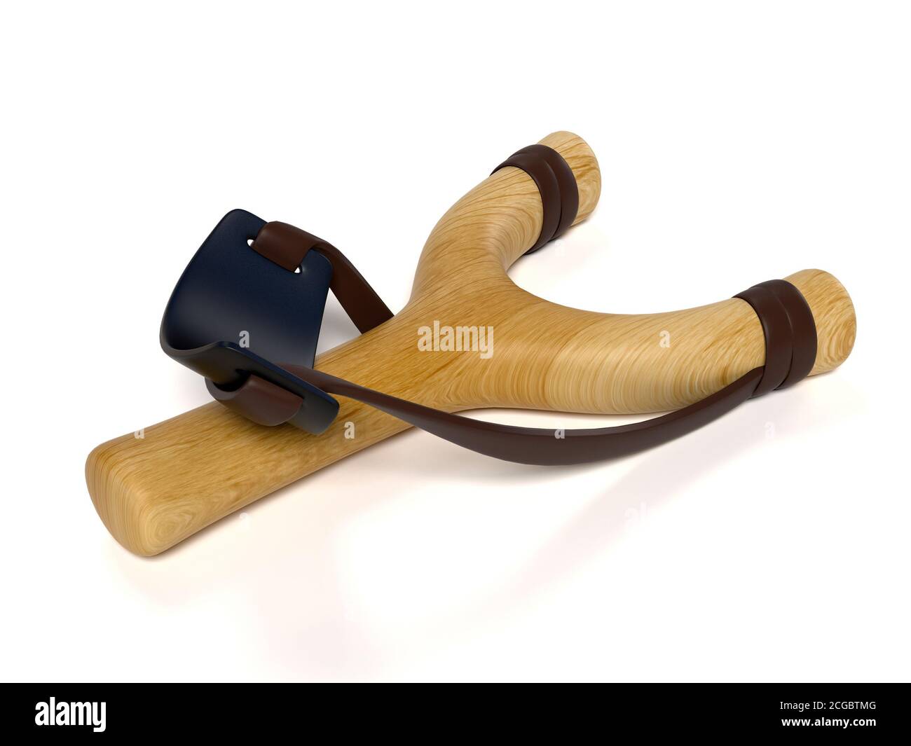 Slingshot sling 3d rendering Stock Photo