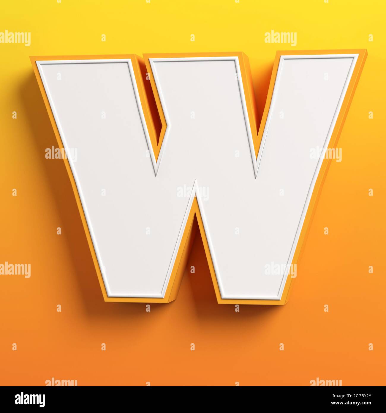W typography font letter type hi-res stock photography and images - Alamy