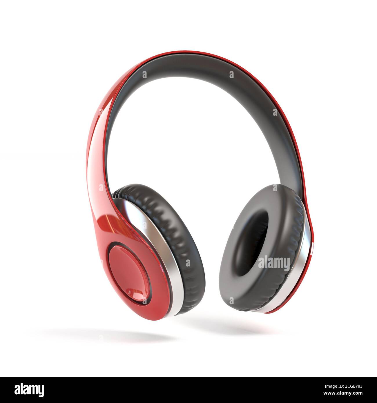 Headphones isolated on white background Stock Photo - Alamy