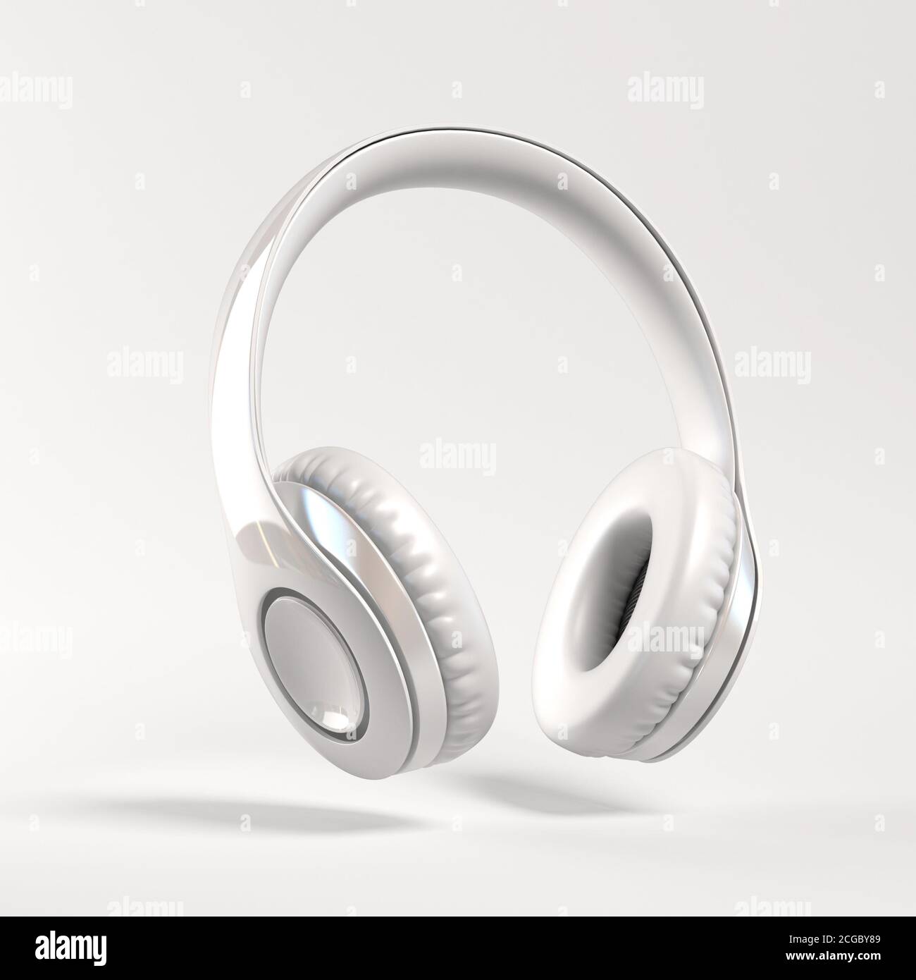 Headphones isolated on white background Stock Photo - Alamy