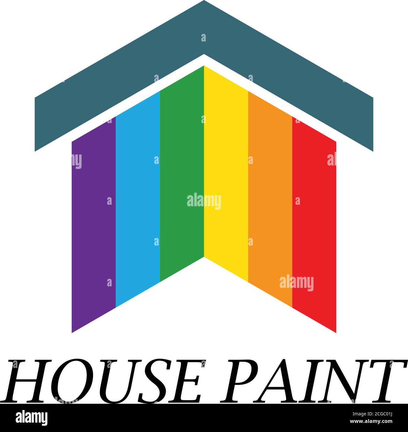 paint House logo business vector Stock Vector Image & Art Alamy