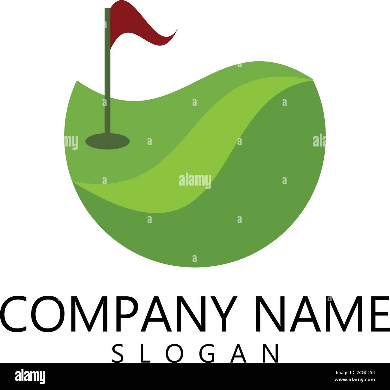 Golf Logo Template Vector Illustration Design Stock Vector Image Art Alamy