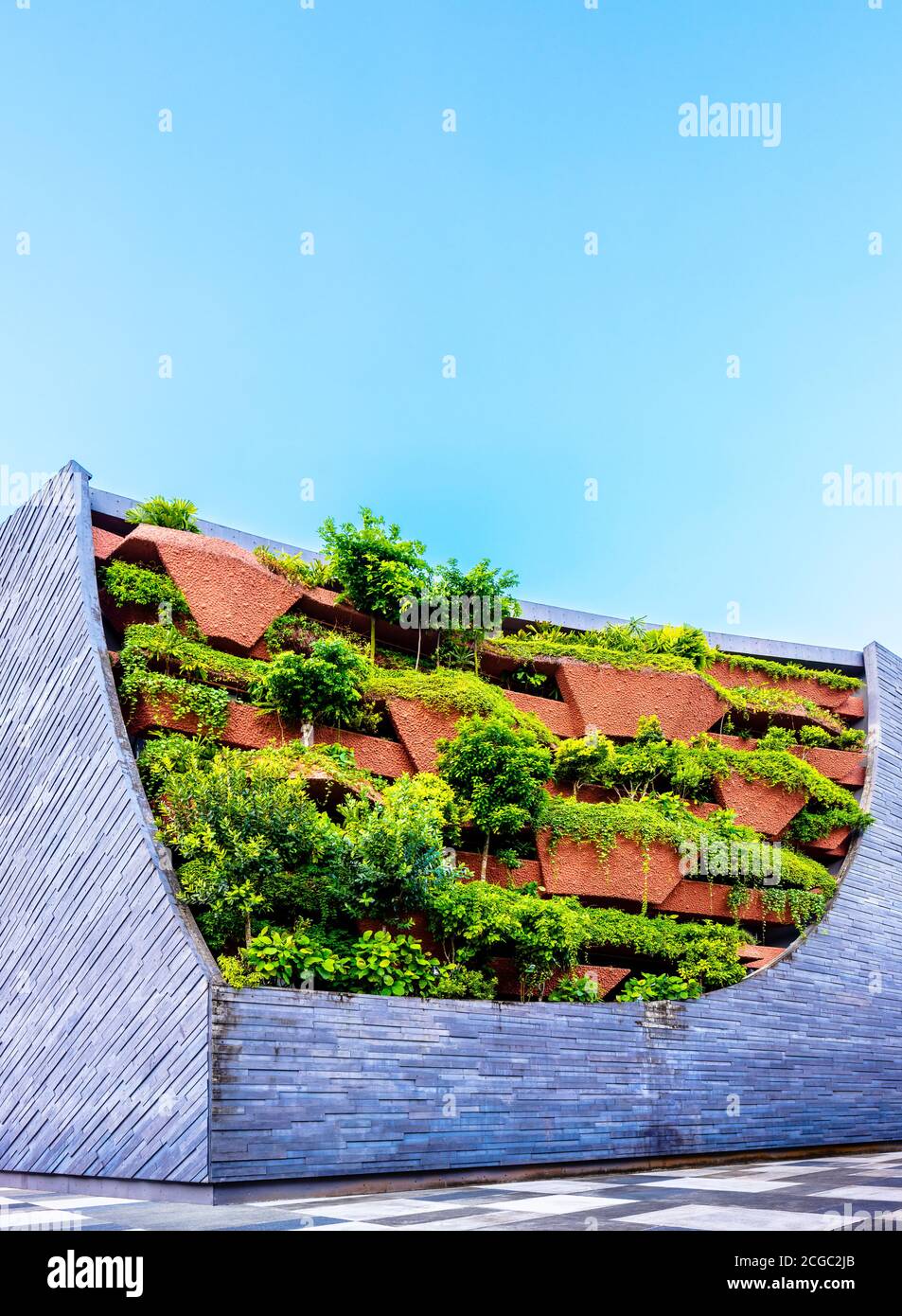 Exterior view of the Lee Kong Chian Natural History Museum, Faculty of Science, National University of Singapore. Stock Photo