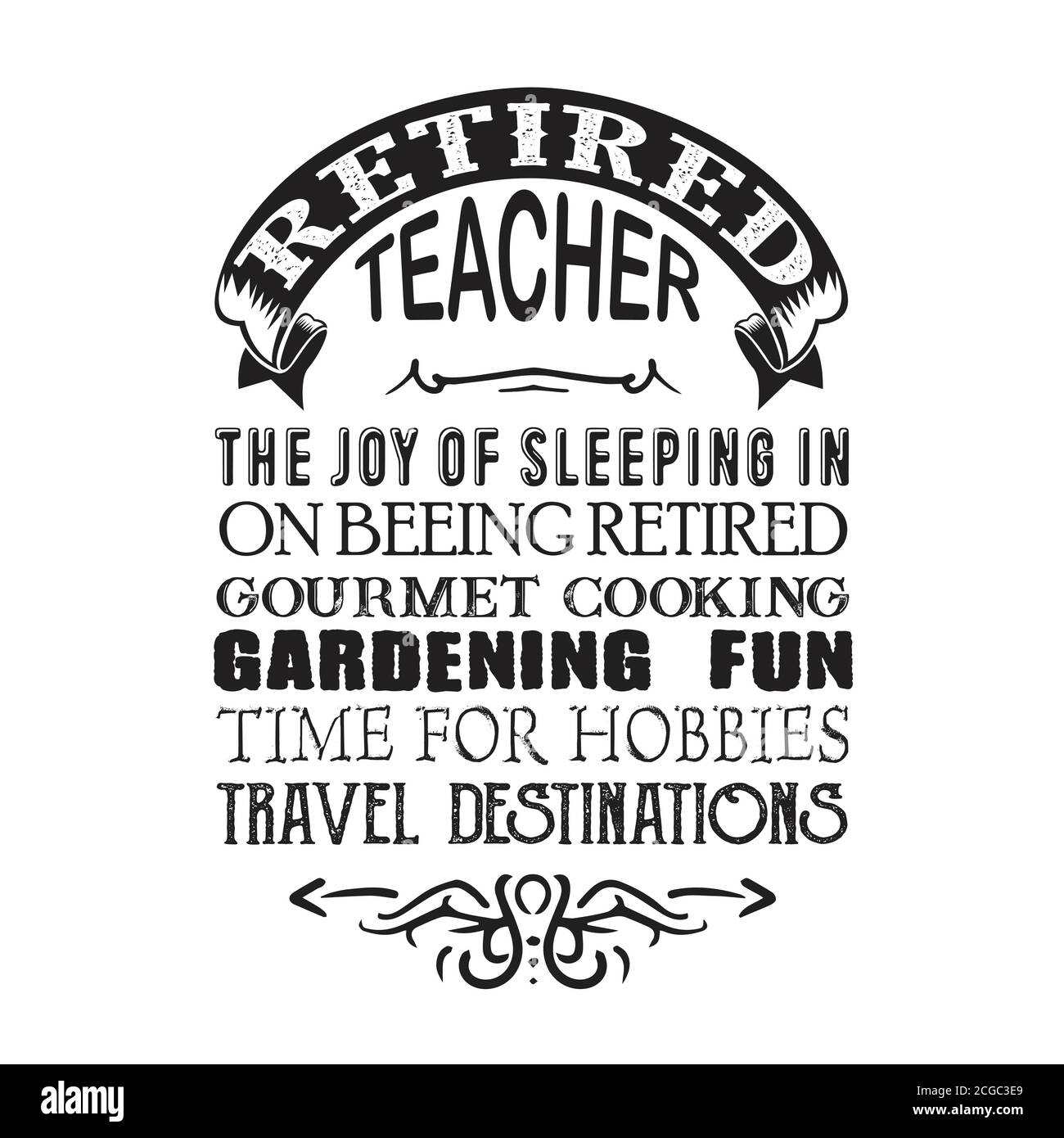 Retired teacher Stock Vector Images - Alamy