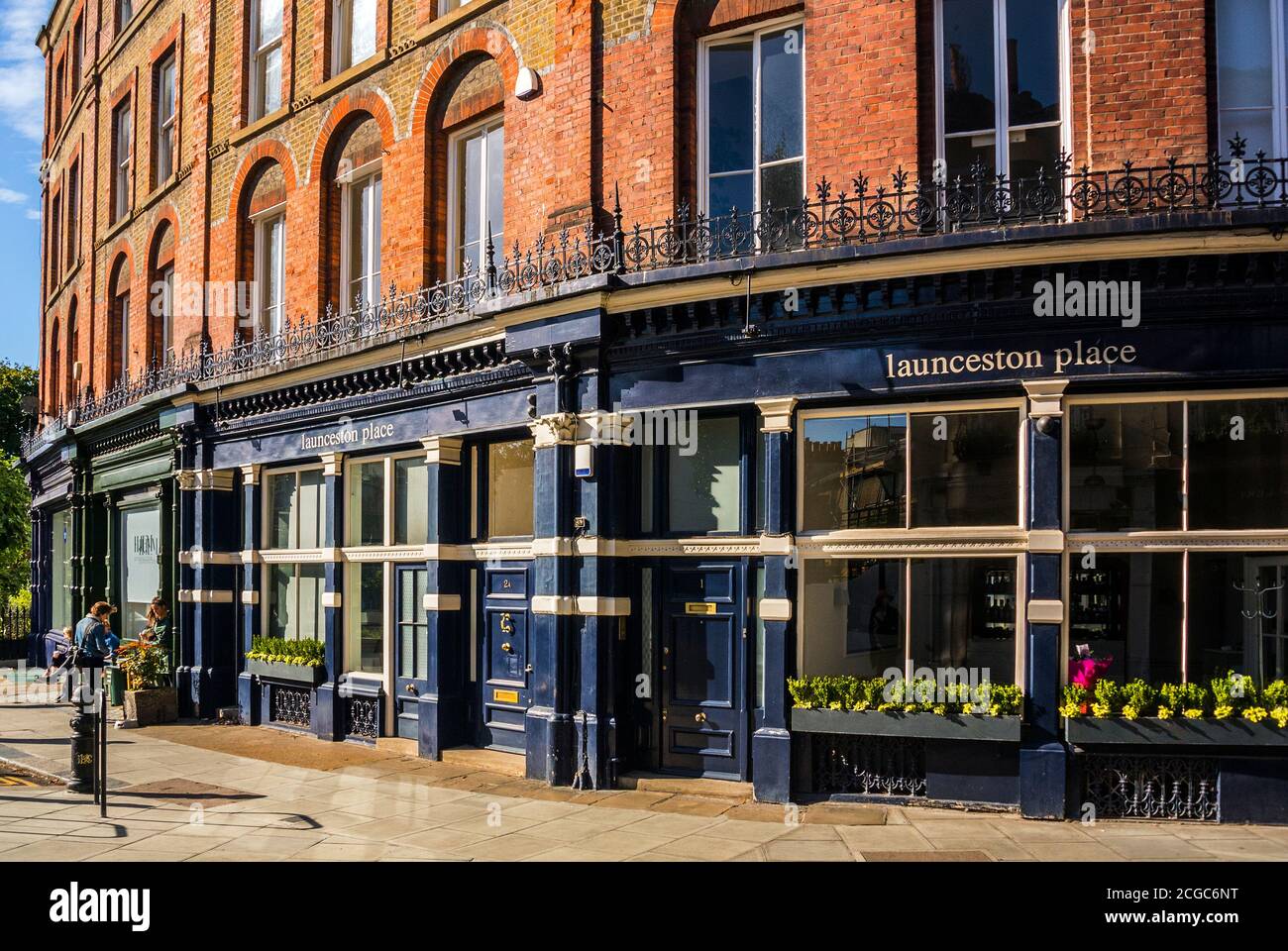 1a Launceston Place, South Kensington, London Stock Photo