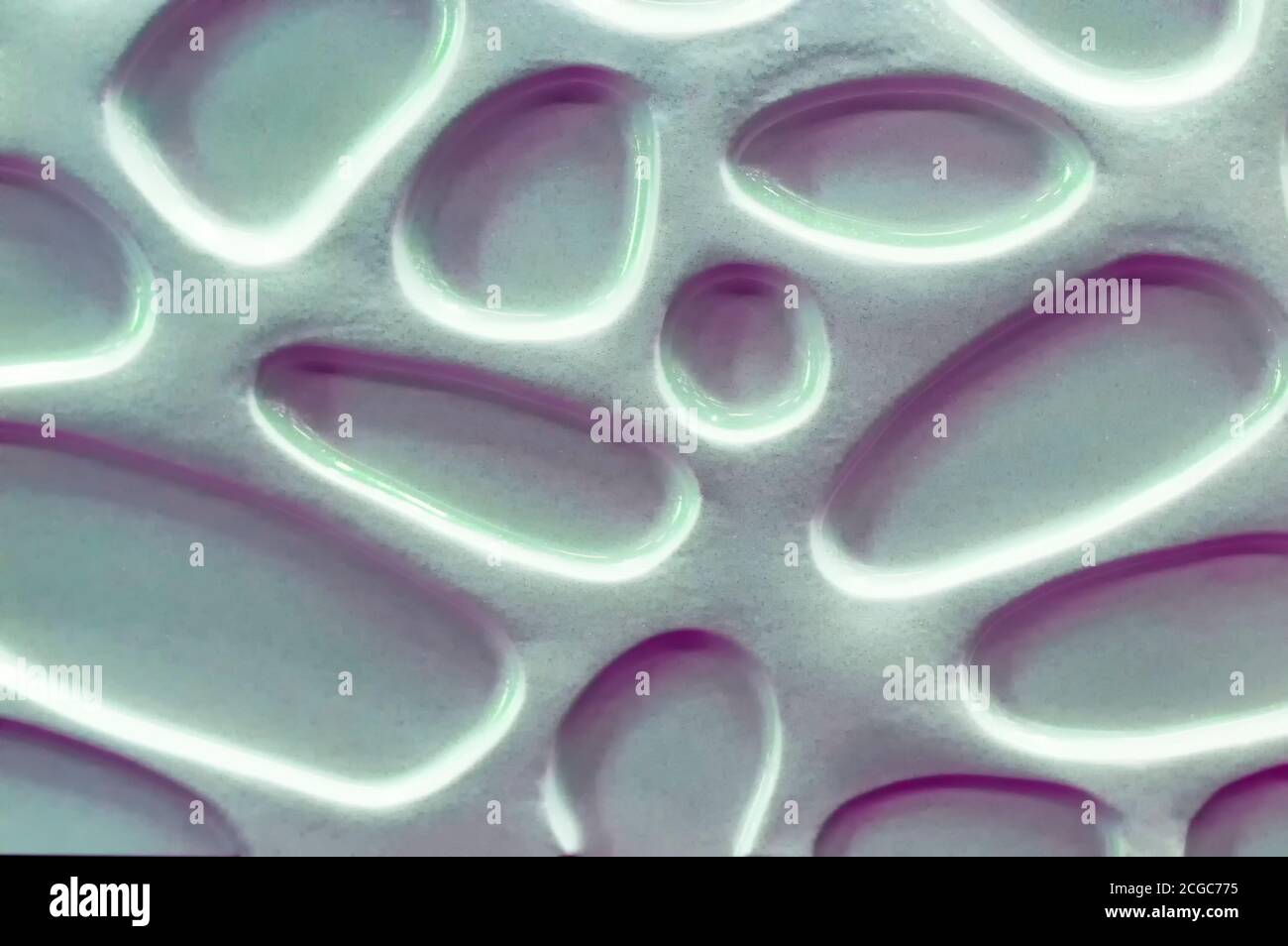 The ovals form abstract. View from above. Fragment. Stock Photo