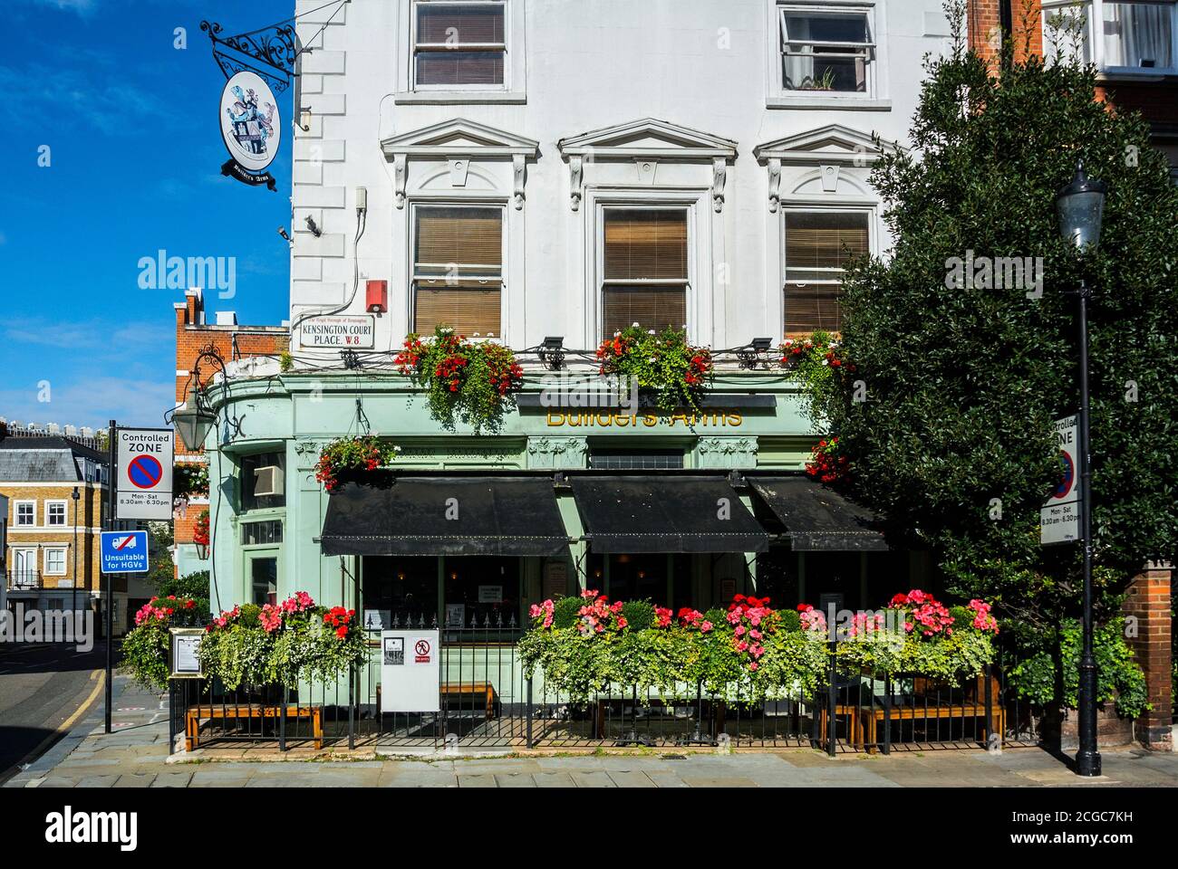 The Builders' Arms,1 Kensington Court Place, South Kensington, London Stock Photo
