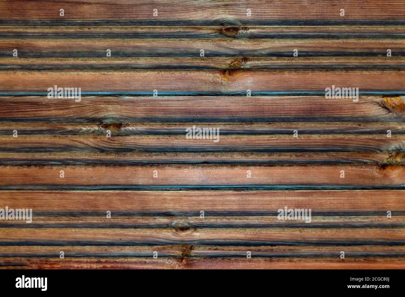 Dark wooden textured background. View from the front Stock Photo