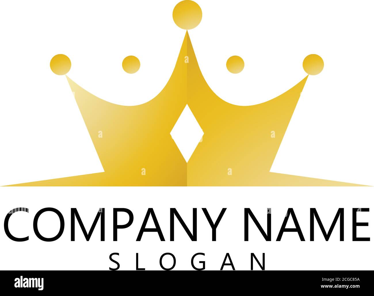 Crown Logo icon Template vector illustration Stock Vector Image & Art ...