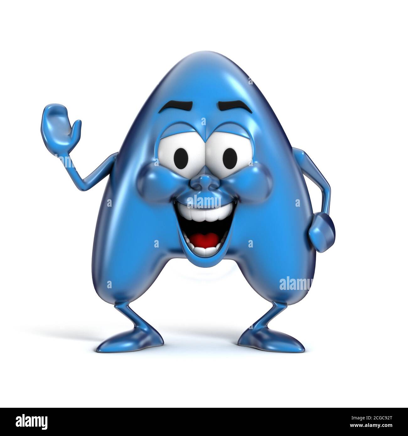 smiling cartoon font letter A Stock Photo - Alamy