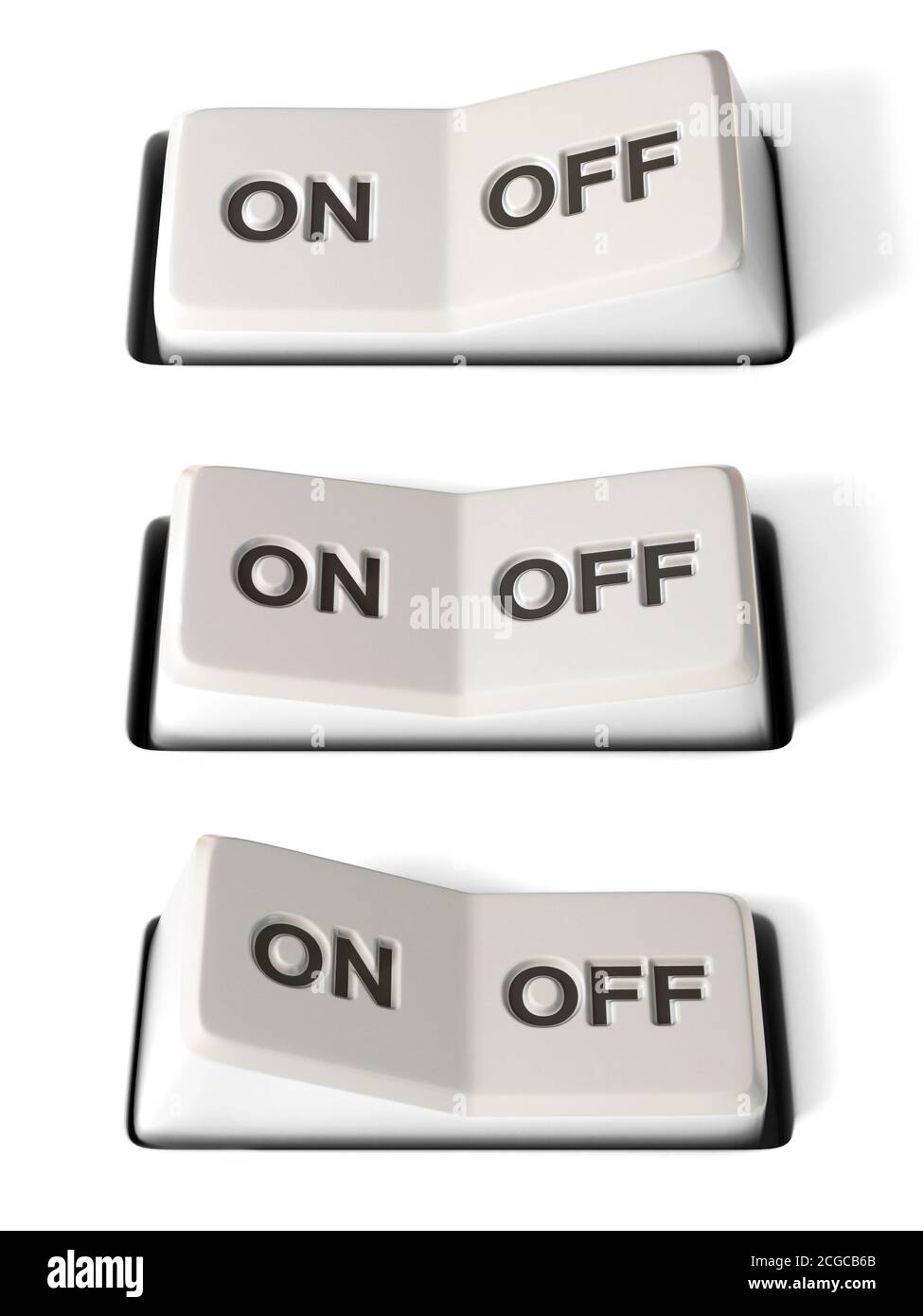 on off switch 3d illustration Stock Photo Alamy