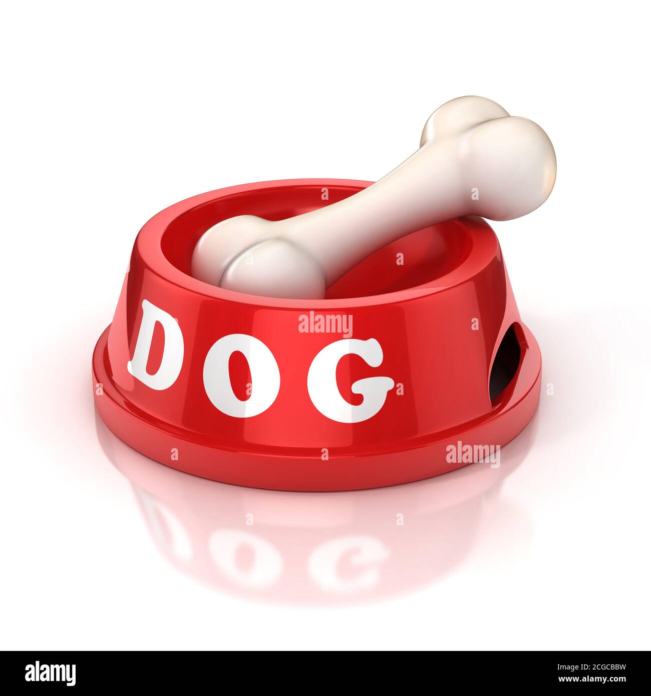 Dog Bowl With Bone Clipart