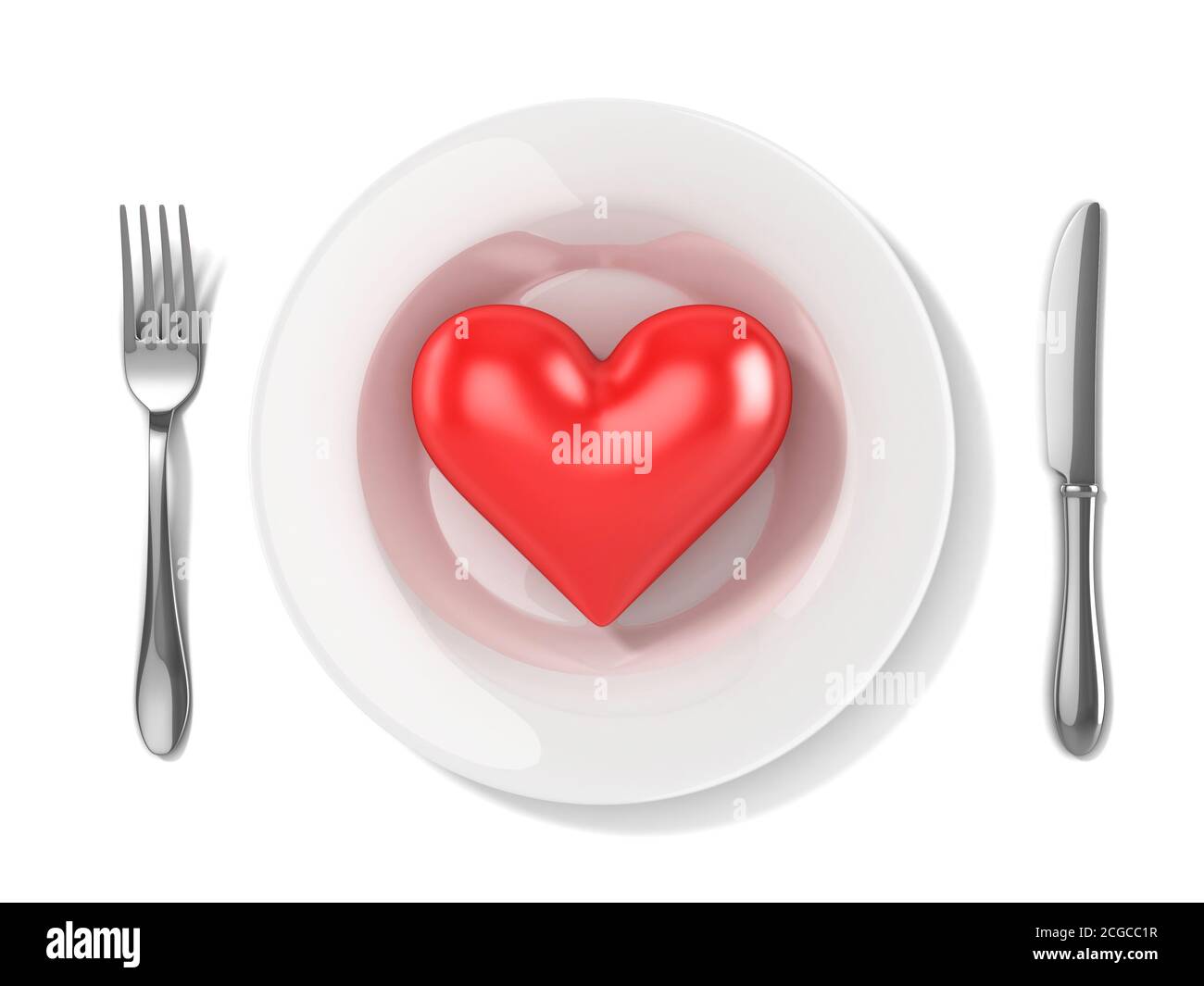 3d red heart hi-res stock photography and images - Alamy