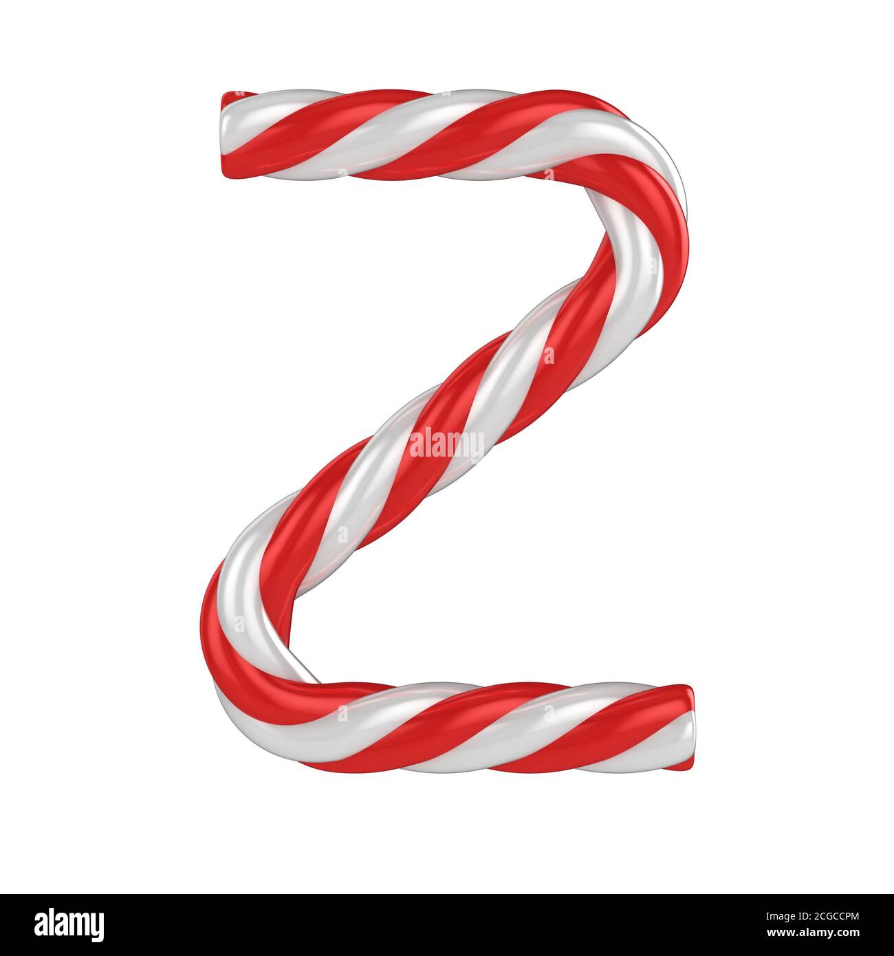 https://c8.alamy.com/comp/2CGCCPM/christmas-candy-cane-font-letter-z-2CGCCPM.jpg