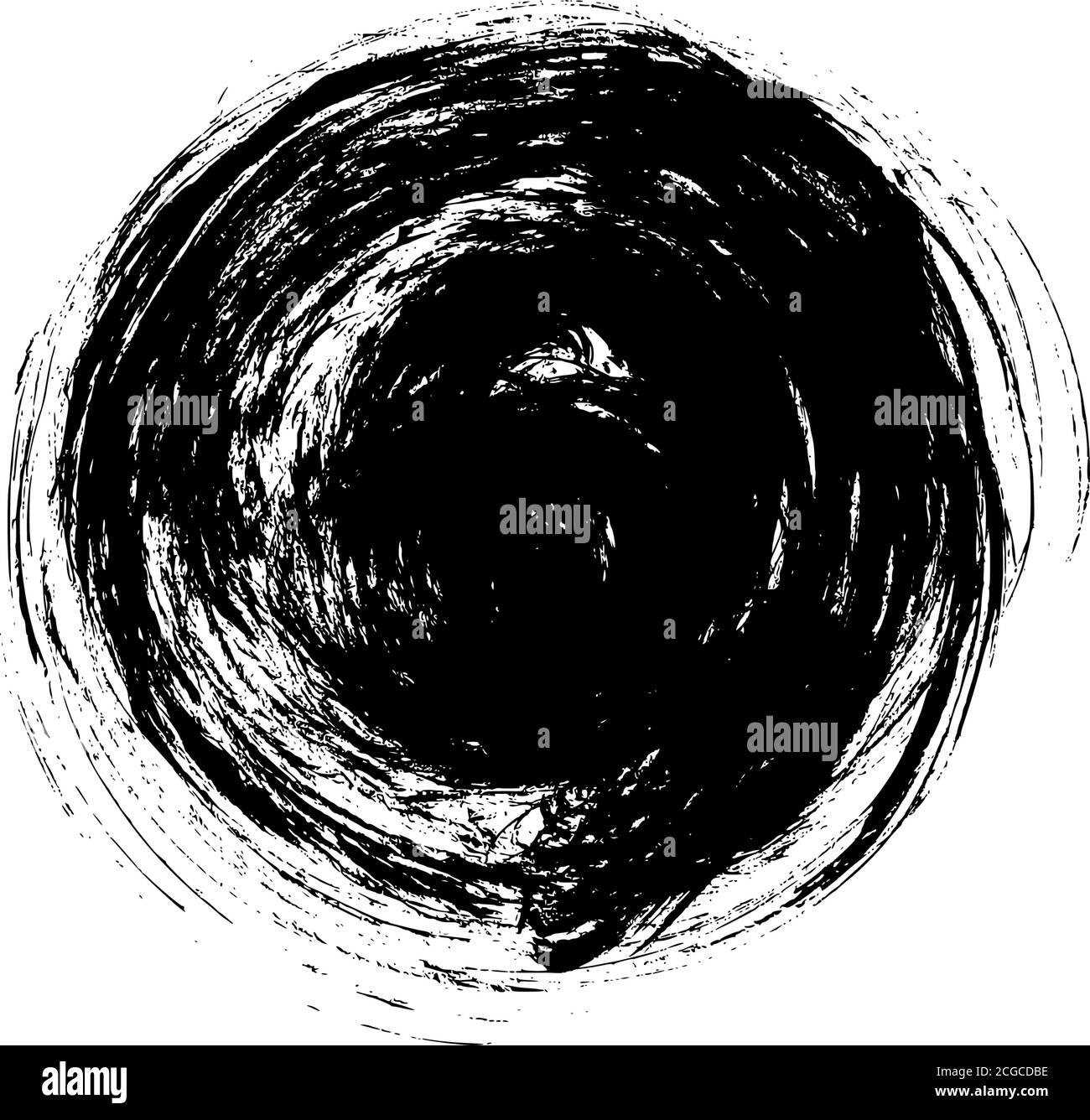 Circle brush stroke Cut Out Stock Images & Pictures Alamy