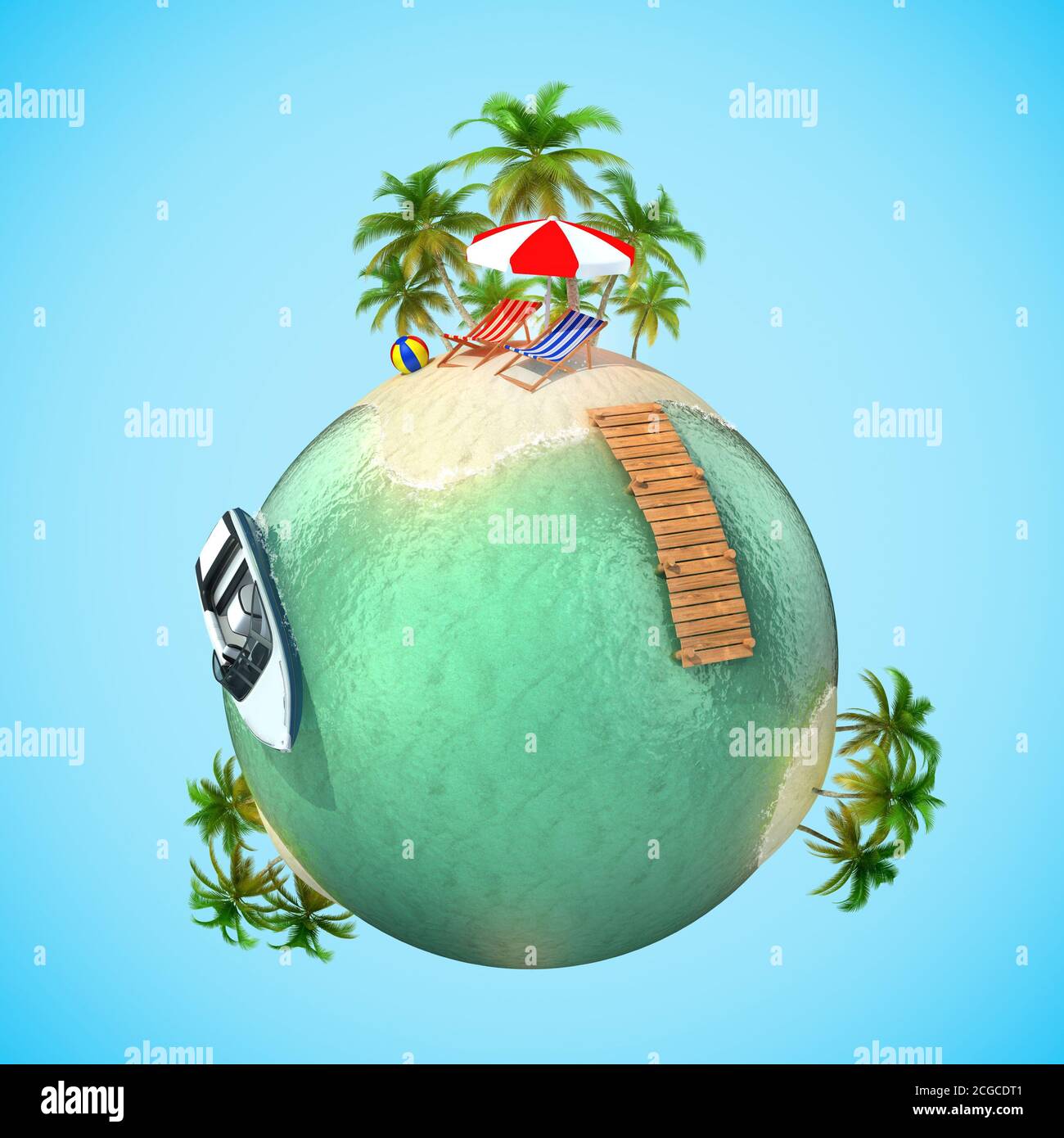 3d cruise ship vacation holiday hi-res stock photography and images - Alamy