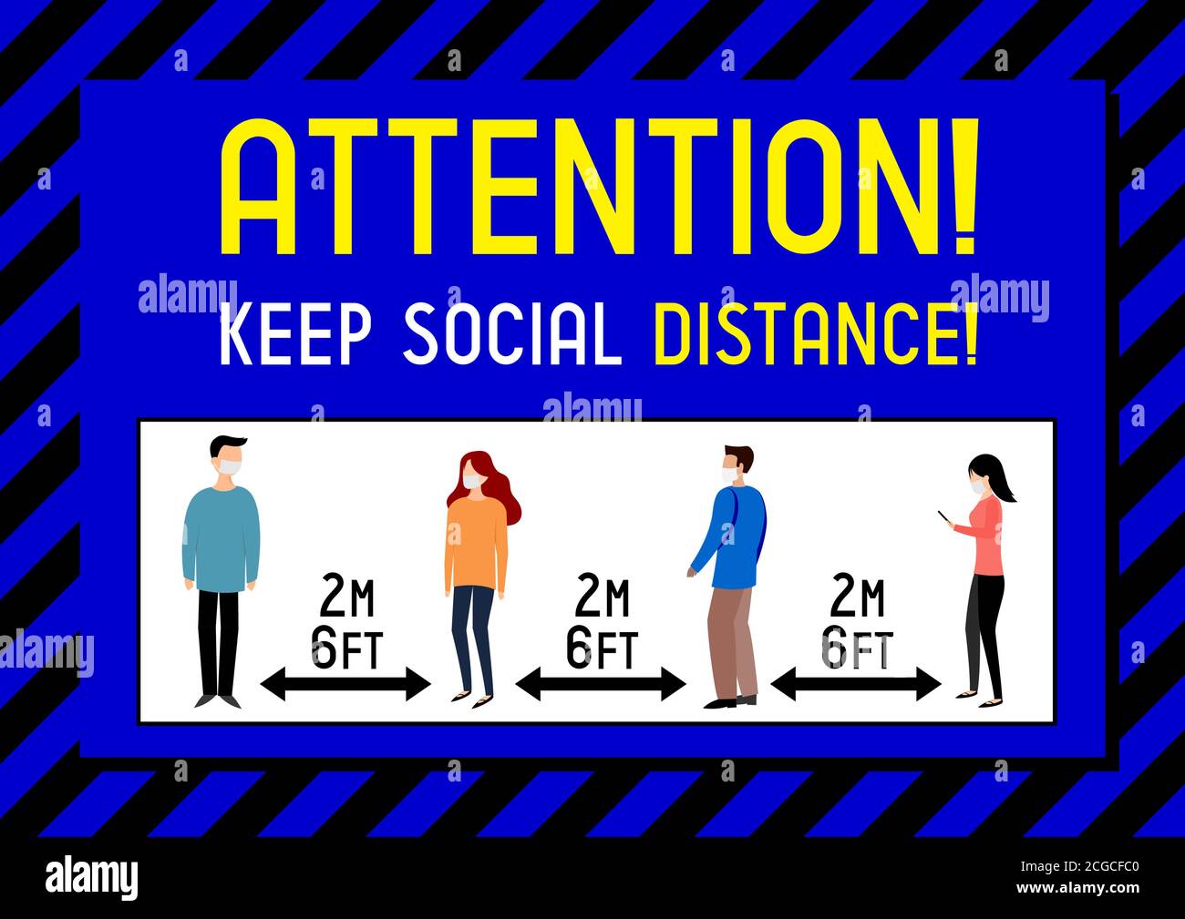Keep Social Distance Images Keep social distance - Covid-19, SARS-CoV-2 virus - vector illustration ...