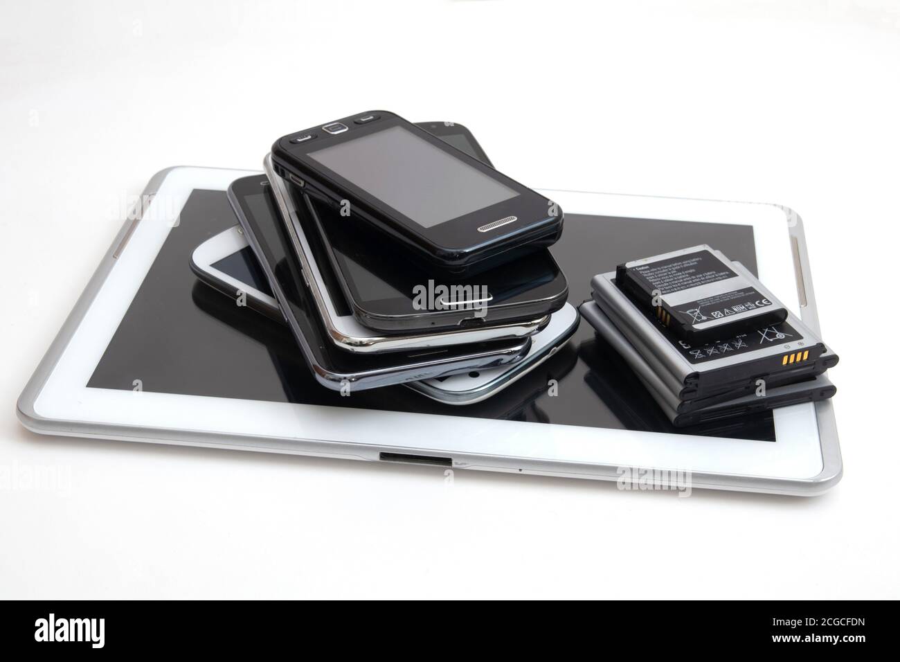 recycle old mobile phone Stock Photo Alamy