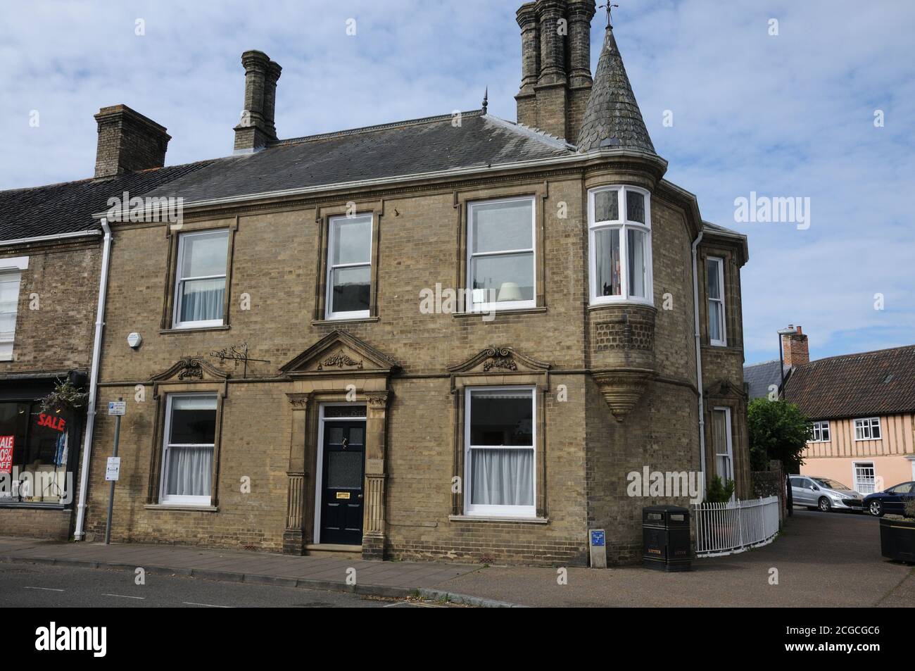 Turret House, Middleton Street, Wymondham, Norfolk Stock Photo Alamy