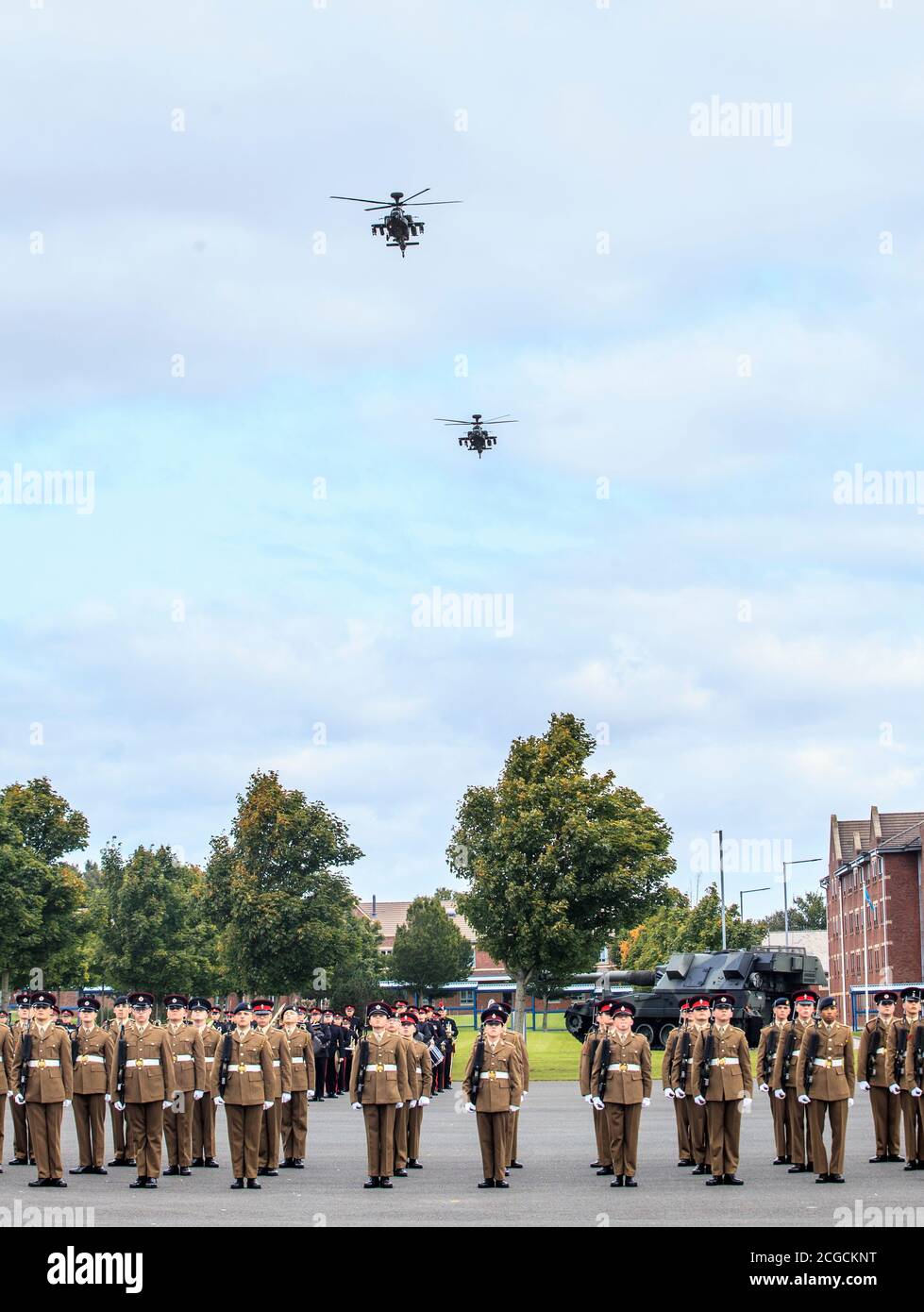 A graduation parade at the army foundation college in harrogate hires