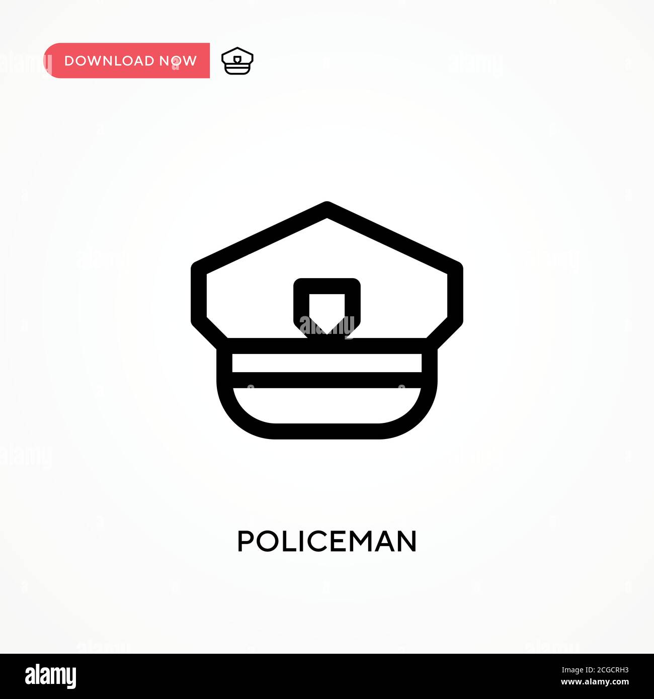 Car ticket cop Stock Vector Images - Alamy