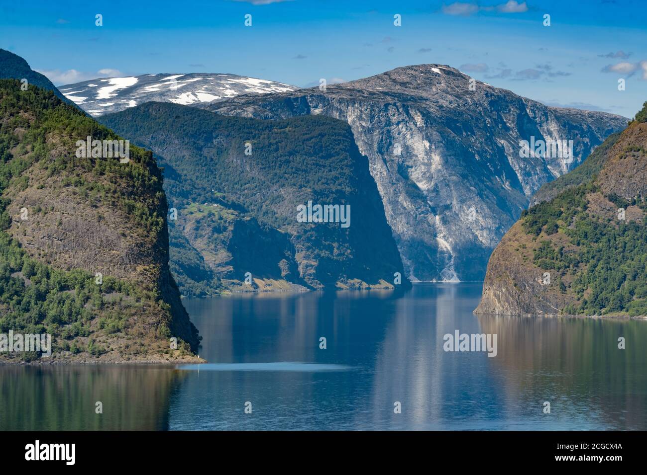 Amazing View Aurlandsfjord Sognefjorden Hi res Stock Photography And 