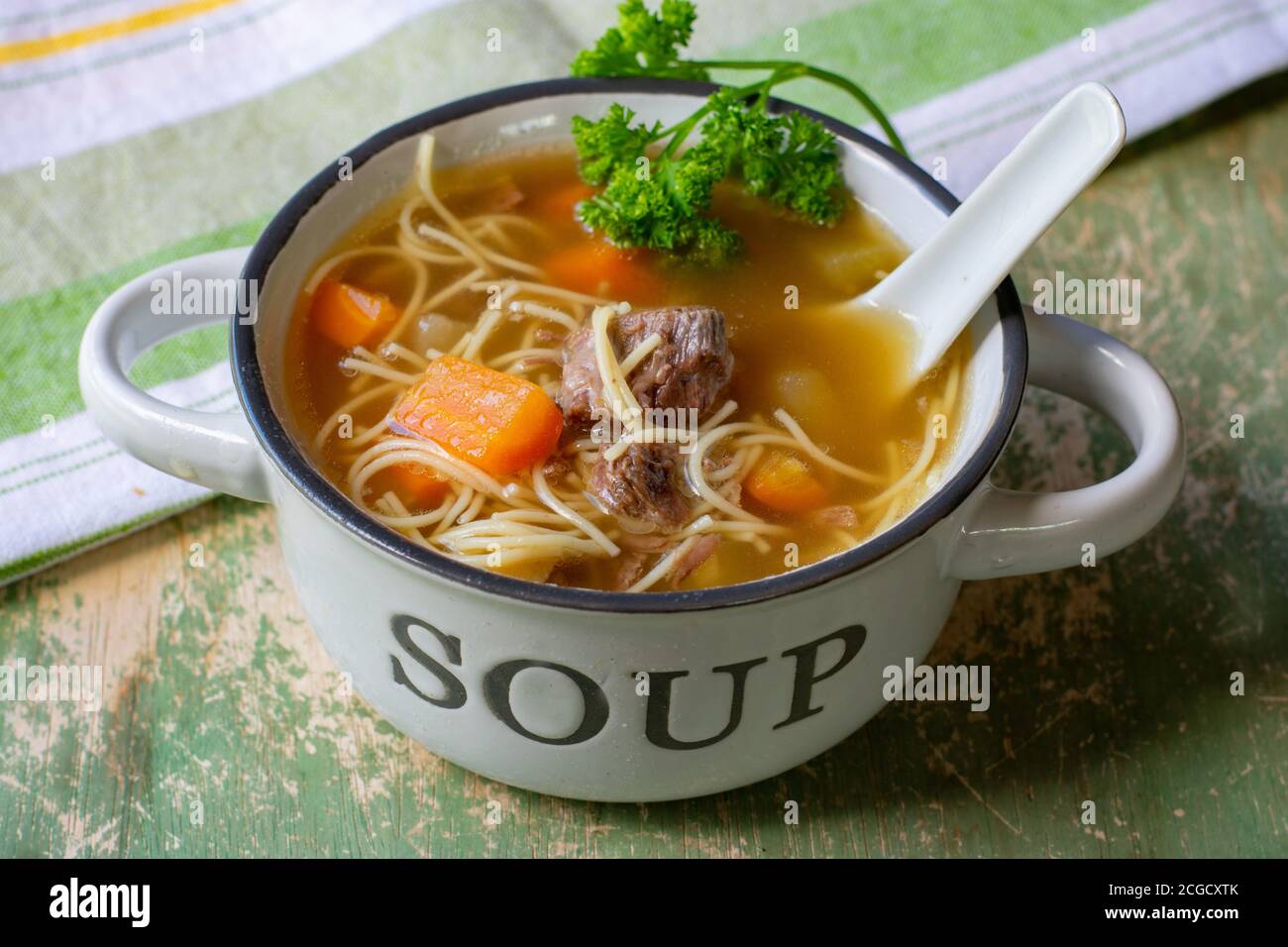 Beef noodle soup hires stock photography and images Alamy