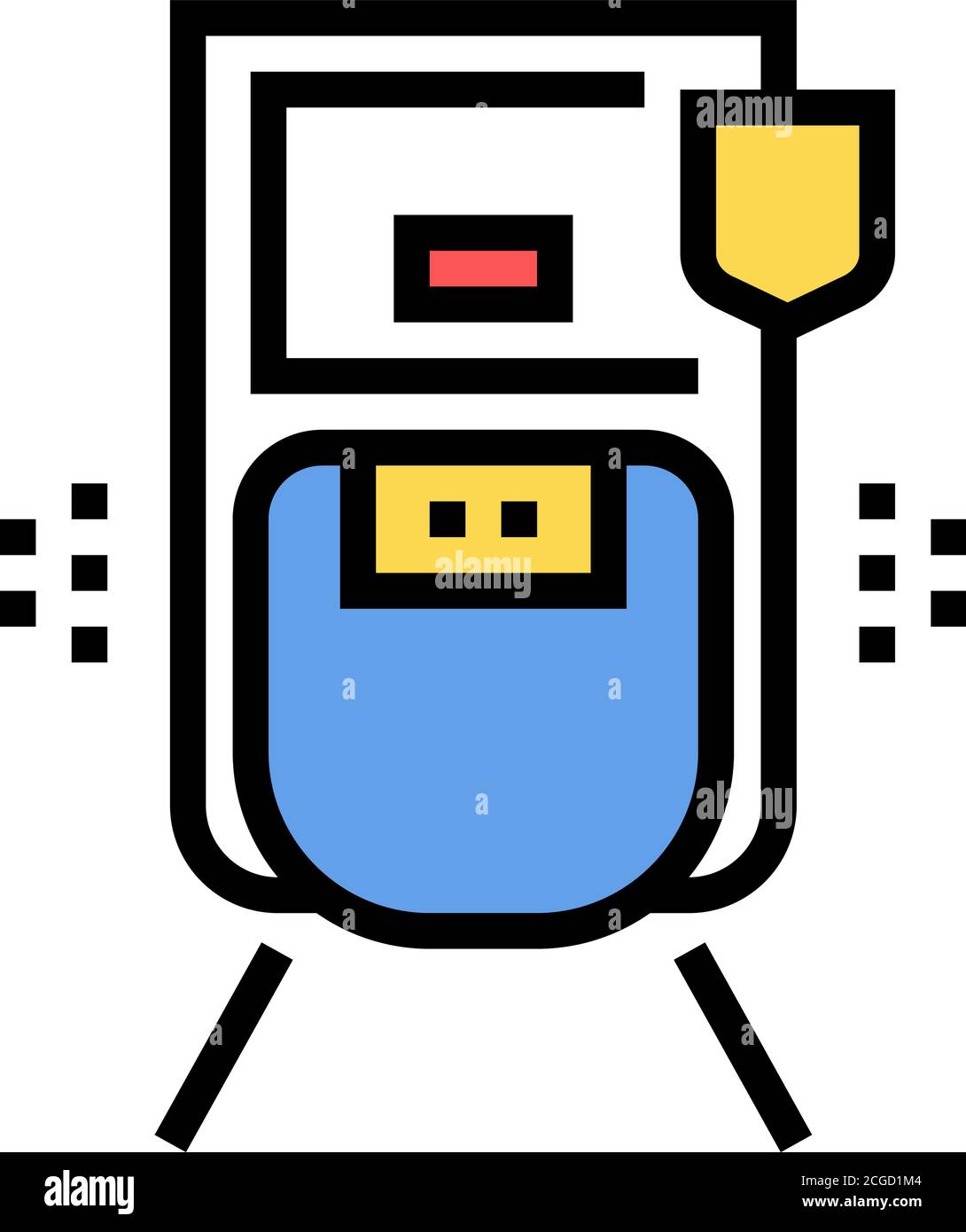 motion sensor color icon vector isolated illustration Stock Vector ...