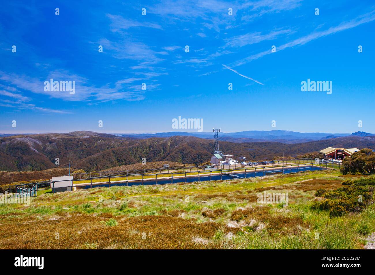 Mt Buller View in Australia Stock Photo Alamy