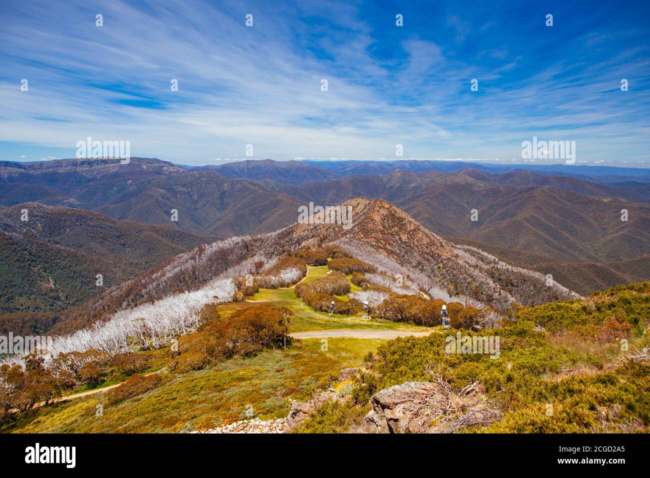 Mt Buller View in Australia Stock Photo Alamy