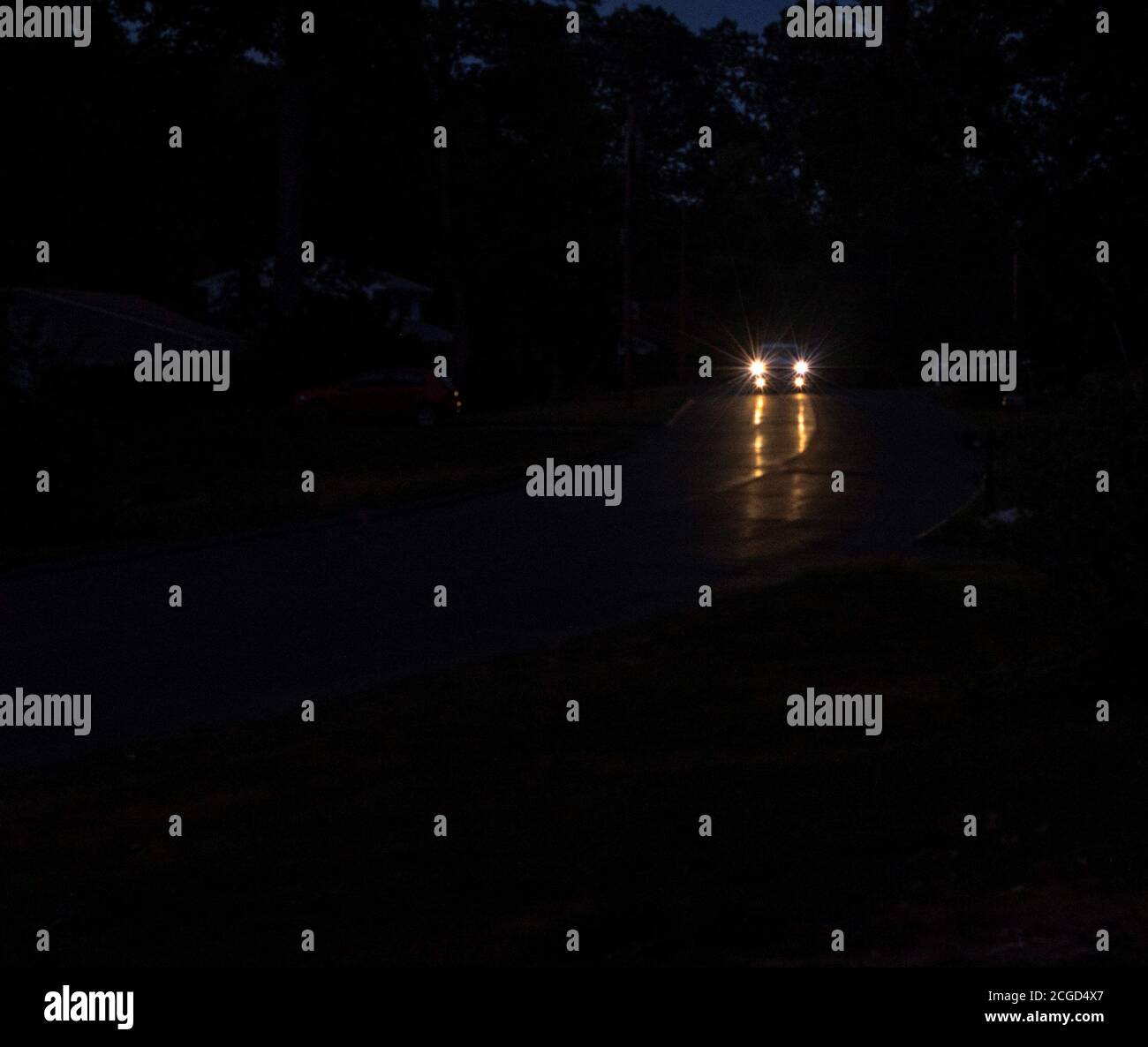 Car Headlights Night High Resolution Stock Photography and Images - Alamy