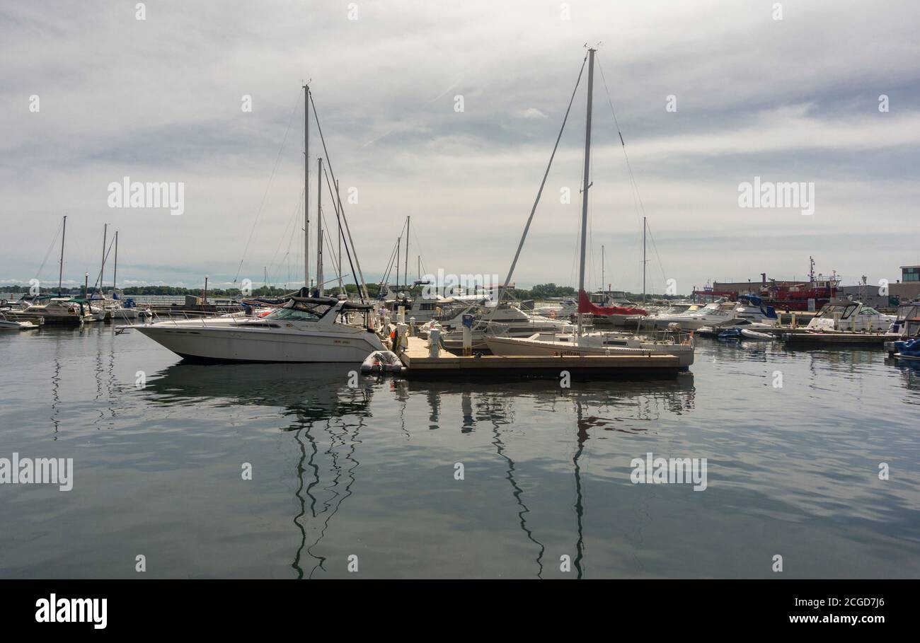 Sailboats Toronto Ontario, Canada Stock Photo Alamy
