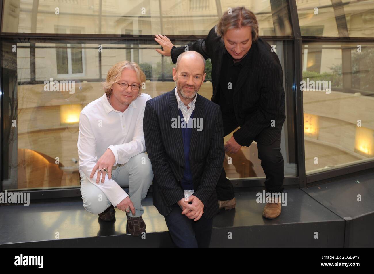 Milan Italy 18/03/2008 Photo session of the Rem band ,Mike Mills